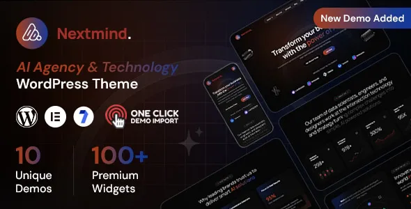 Nextmind - AI Agency WordPress Theme