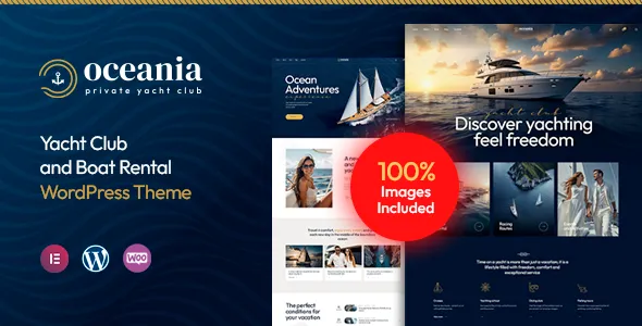 Oceania - Yacht Club and Boat Rental WordPress Theme