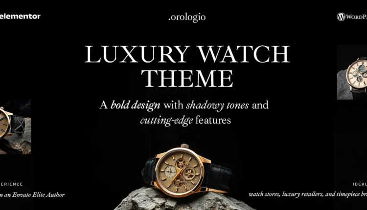 Orologio – Luxury Watch Store WordPress Theme