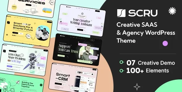 Scru - Creative Agency WordPress Theme