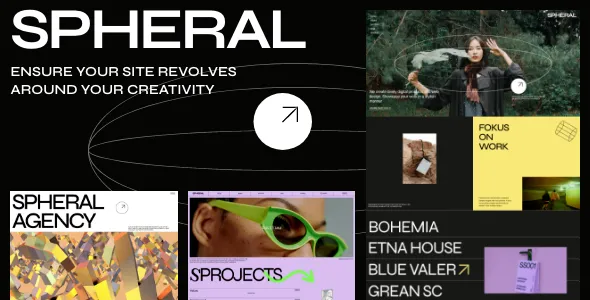 Spheral - Creative Agency & Portfolio WordPress Theme