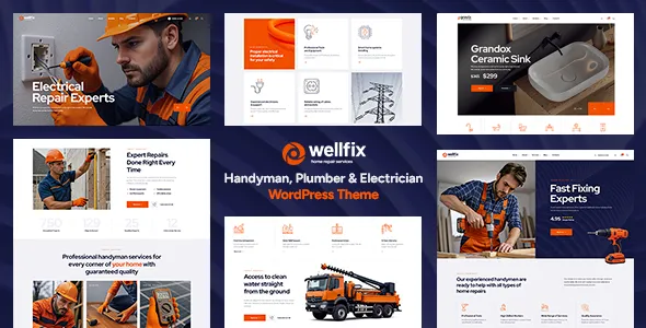Wellfix - Handyman & Electrician WordPress Theme