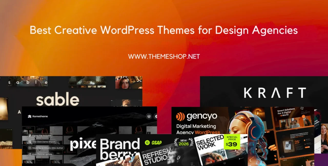 Best Creative WordPress Themes for Design Agencies