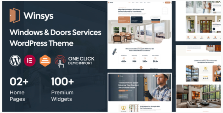 Winsys - Windows and Doors Services WordPress Theme