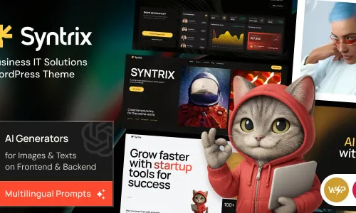 Syntrix - Business IT Solutions WordPress Theme