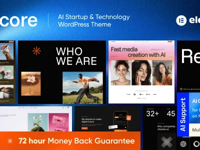 AI Core - AI Startup & Technology WordPress Theme
