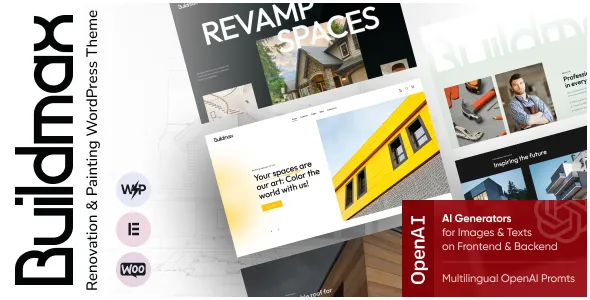 BuildMax - Renovation & Painting WordPress Theme