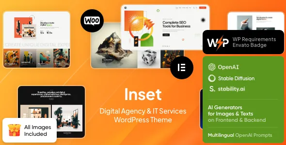 Inset - High-Tech Company & IT Solutions WordPress Theme