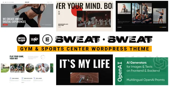 Sweat - Fitness & Sports Center WordPress Theme