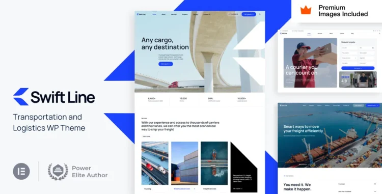 SwiftL - Trucking Courier WordPress Theme