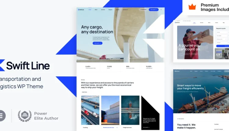 SwiftL - Trucking Courier WordPress Theme