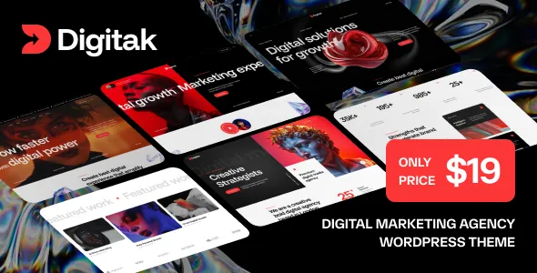 Digitak - Digital Marketing Agency WordPress Theme