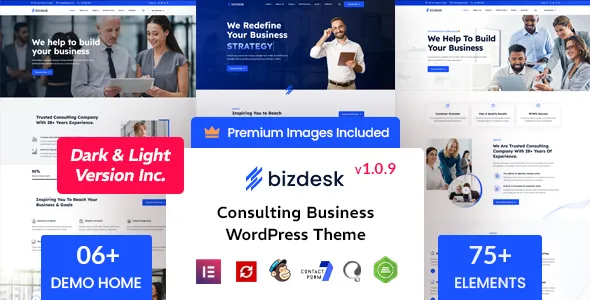 Bizdesk - Business Consulting WordPress Theme