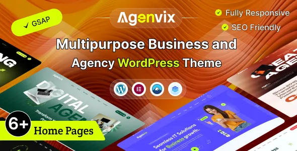 Agenvix – Multipurpose Business & Agency WordPress Theme
