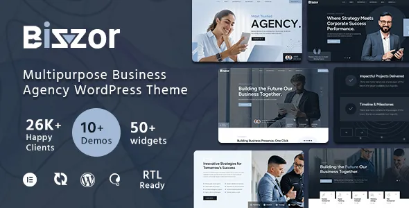 Bizzor - Multipurpose Business Agency WordPress Theme