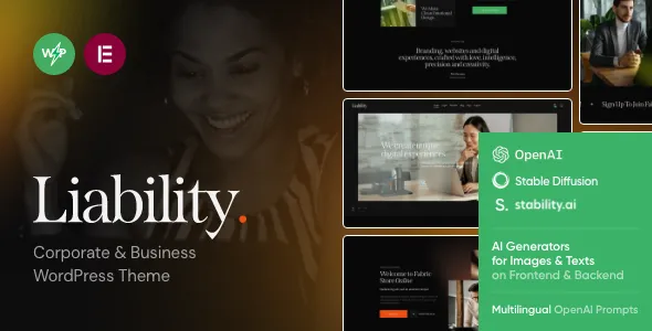 Liability | Insurance & Risk Management WordPress Theme