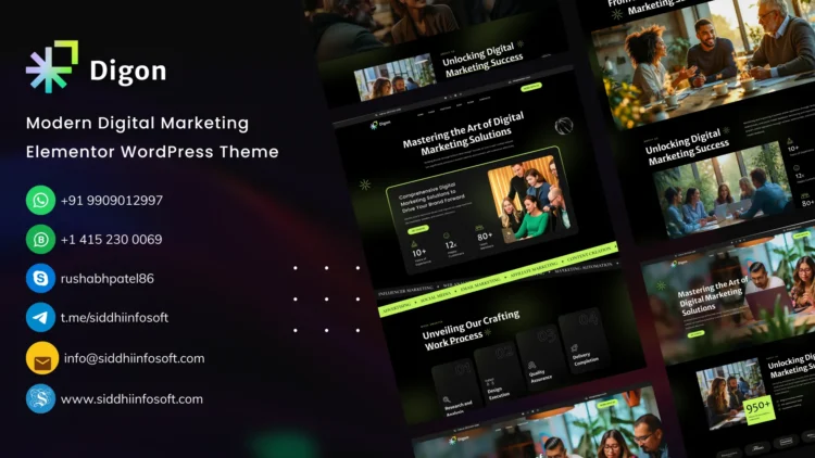 Digon - SEO and Digital Marketing Agency WordPress Theme