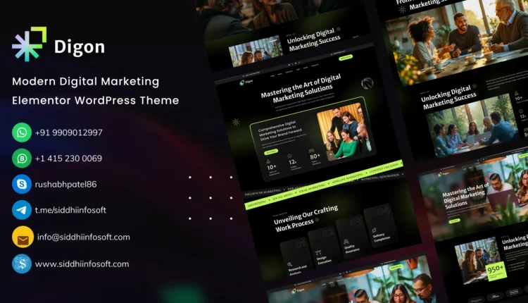 Digon - SEO and Digital Marketing Agency WordPress Theme