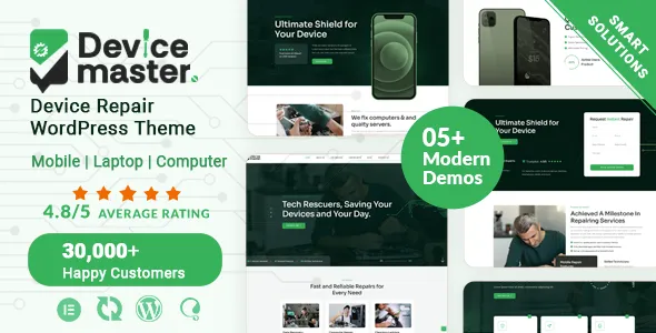 Devicemaster – Mobile, Laptop & Computer Repair WordPress Theme
