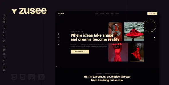 Zusee - Personal Portfolio WordPress Theme