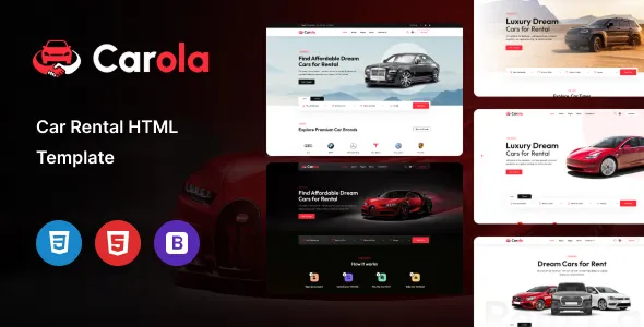 Carola - Car Rental WordPress Theme
