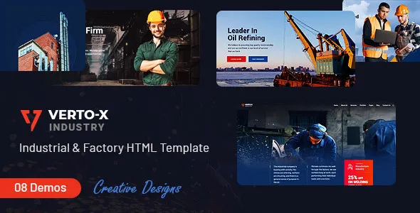 Vertox - Industry & Factory WordPress Theme