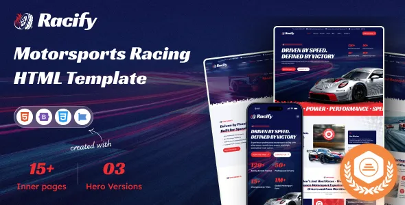 Racify - Motorsports Racing WordPress Theme
