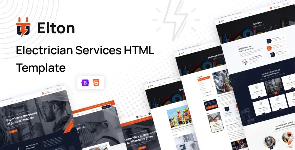 Elton - Electrician Services WordPress Theme