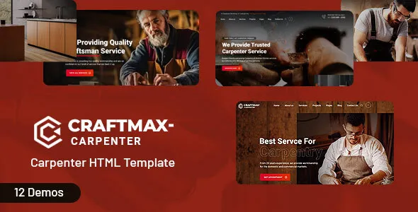 Craftmax - Carpenter WordPress Theme