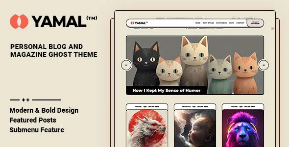 Yamal - Blog & Magazine WordPress Theme
