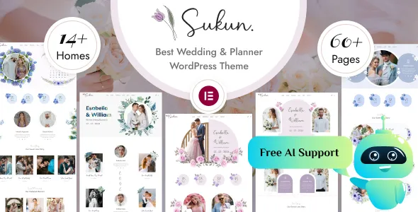 Sukun - Wedding & Wedding Planner WordPress Theme