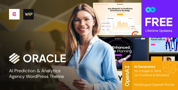 Oracle - AI Projection & Data Science Analytics WordPress Theme