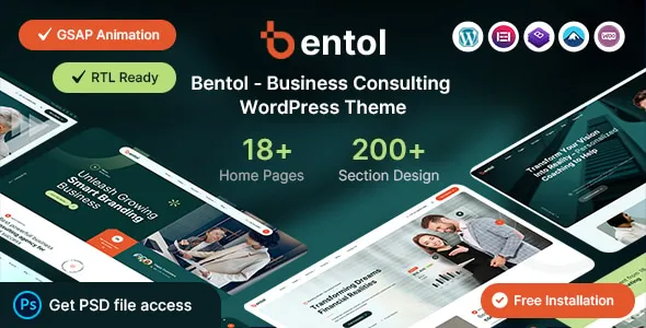 Bentol - Business Consulting WordPress Theme