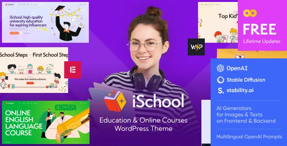 iSchool - Teaching & Online Tutoring School WordPress Theme