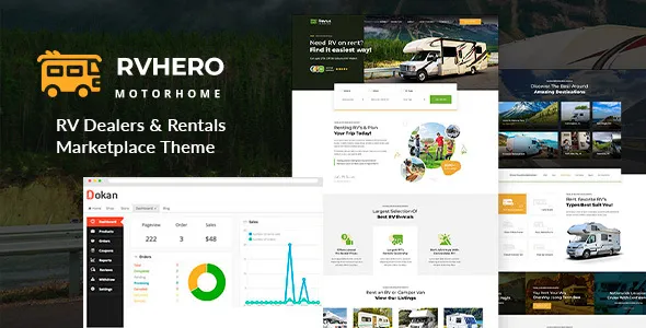 Rvhero – Campervan & RV Rental WordPress Theme