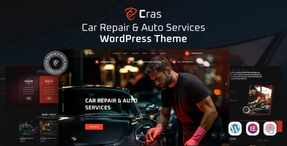 Cras - Car Repair & Auto Services WordPress Theme