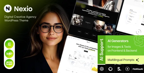 Nexio - Digital Agency Creative WordPress Theme