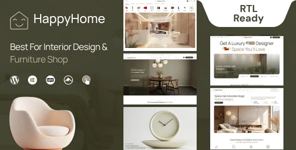Happyhome - Architecture Interior WordPress Theme