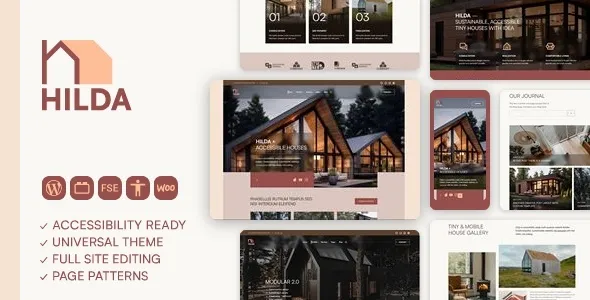 Hilda - Accessible Full Site Editing WordPress Block Theme
