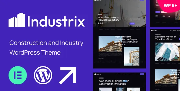 Industrix - Construction and Industry WordPress Theme
