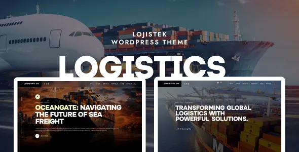 Lojistek - Transportation & Logistics WordPress Theme