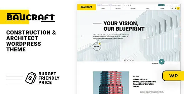 Baucraft - Construction WordPress Theme