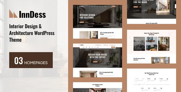 Inndess - Interior Design & Architecture Service WordPress Theme