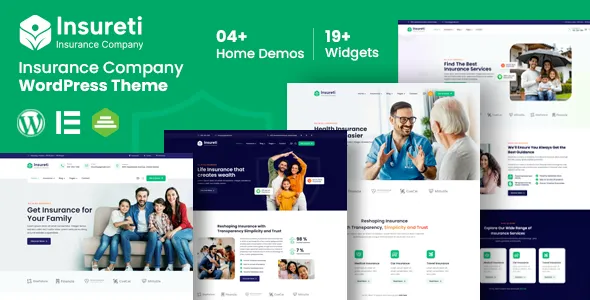 Insureti - Insurance Company WordPress Theme
