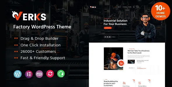 Verks - Factory WordPress Theme