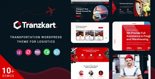 Tranzkart - Transportation WordPress Theme for Logistics