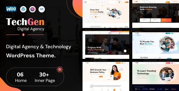 TechGen - Digital Agency & Technology WordPress Theme