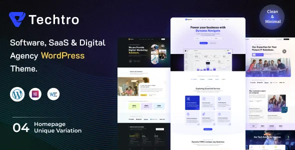 Techtro - Software & Digital Agency WordPress Theme