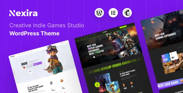 Nexira - Creative Indie Games Studio WordPress Theme