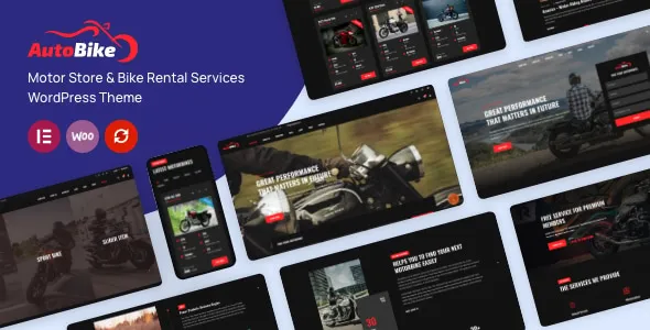 Autobike - Motorcycle Store & Bike Rental Services WordPress Theme